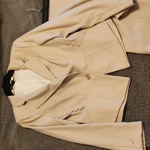 WHBM Linen Skirt Suit Set  Sz 8/10